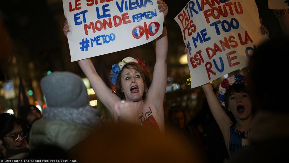 Protest feministek we Francji