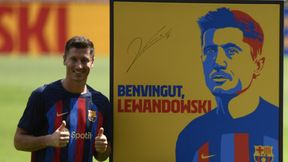 Piękne obrazki na prezentacji Lewandowskiego. Chłopcy z akademii Barcelony byli zachwyceni