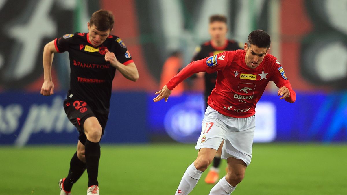 PAP / PAP/Łukasz Gągulski / Wisła Kraków w ćwierćfinale okazała się lepsza od Widzewa Łódź