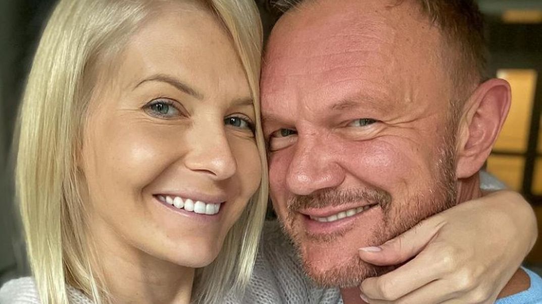 Cezary Pazura jest szczęśliwy u boku żony Edyty