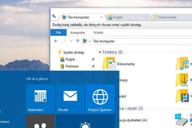 Microsoft słucha użytkowników, ale kart do Eksploratora nie doda