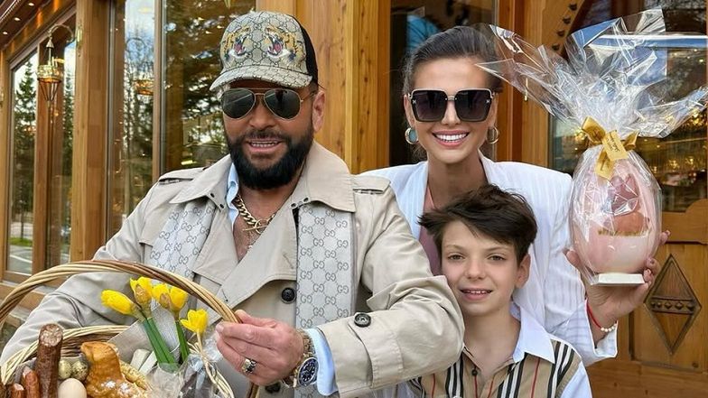 Krzysztof Rutkowski udał się ze święconką razem z bliskimi