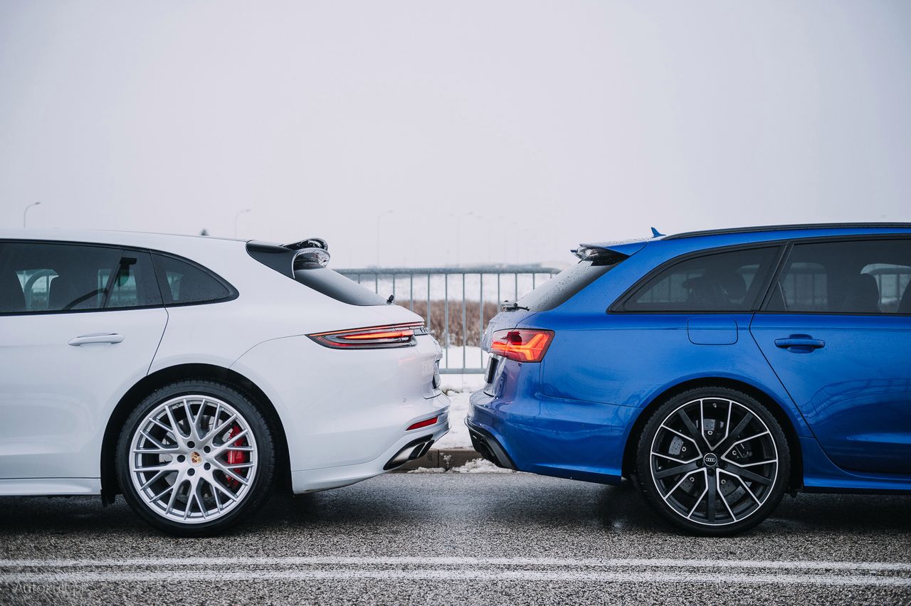 Audi RS6 Avant vs Porsche Panamera Sport Turismo Turbo