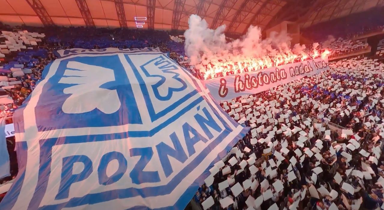 Podczas jubileuszowego meczu Lecha Poznań powstał wyjątkowy film nagrany z drona FPV (VIDEO)