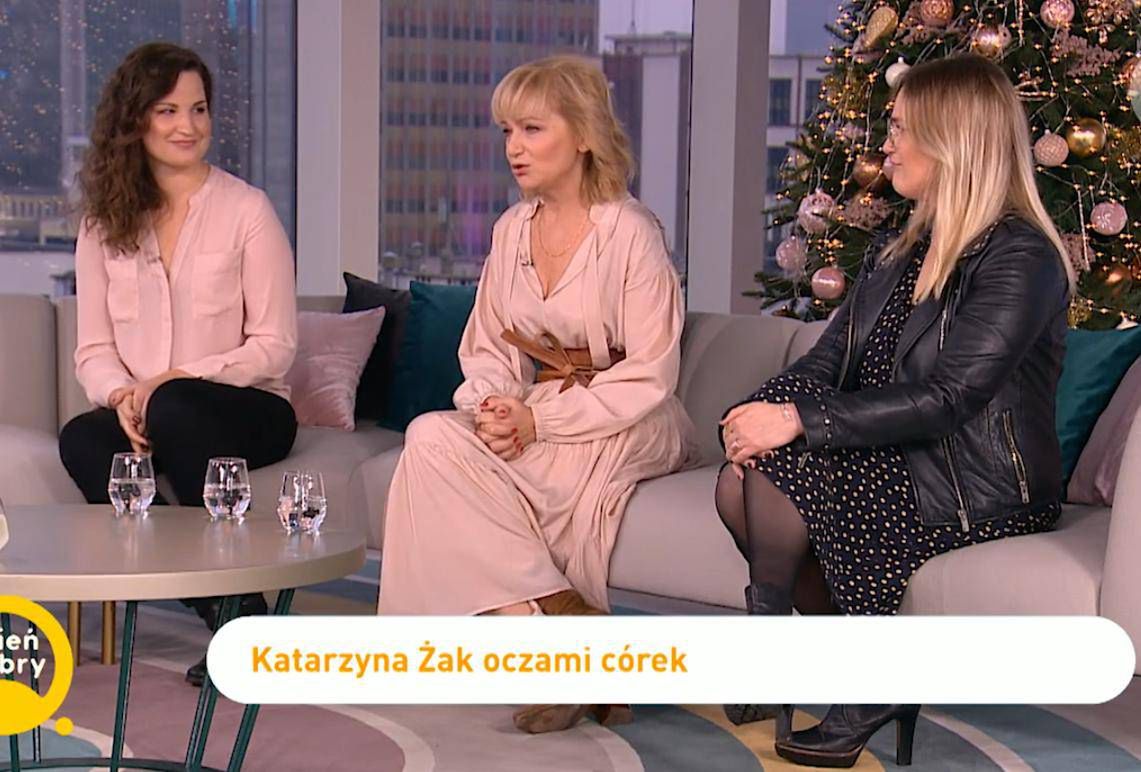 Katarzyna Żak z córkami
