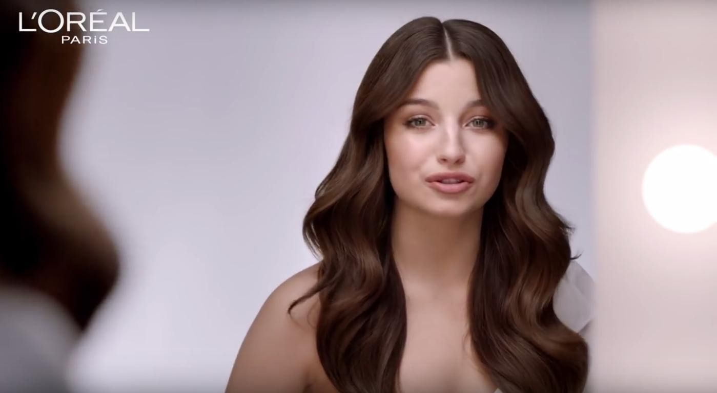 Julia Wieniawa w reklamie L'Oreal Paris