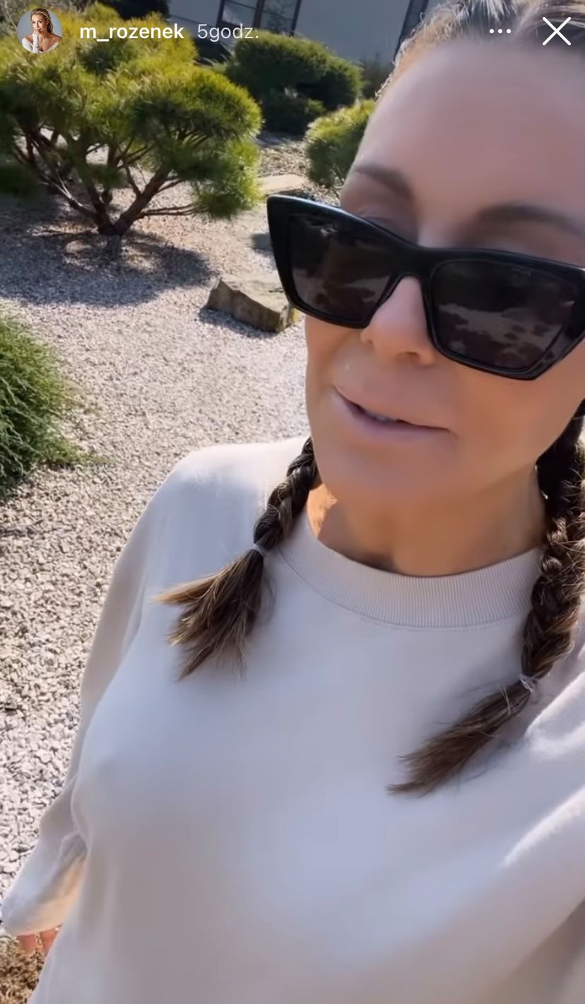 Małgorzata Rozenek oprowadziła po ośrodku, w którym trwa obóz Lewandowskiej