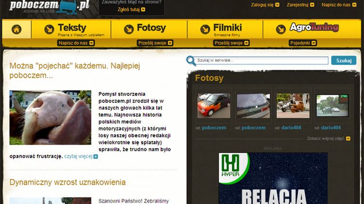 Wiejskie fury i kierowcy na Poboczem.pl 1