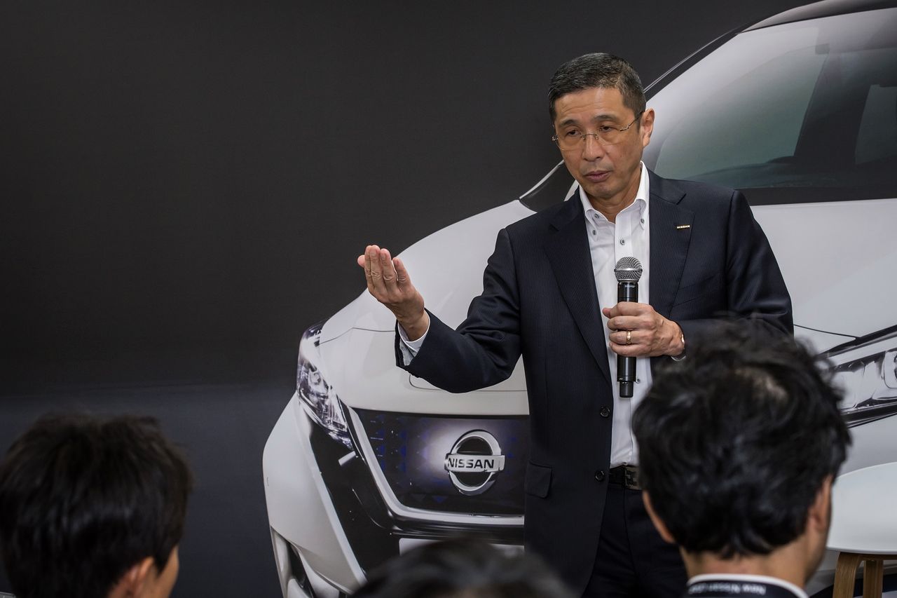 Dyrektor generalny Nissana Hiroto Saikawa (fot. Nissan)