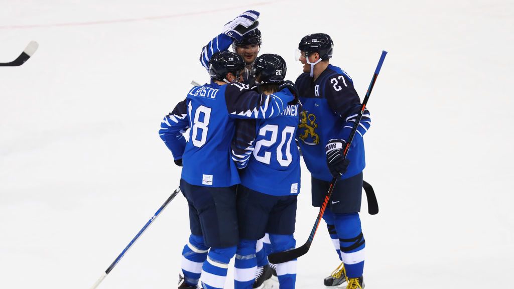 Getty Images / Dean Mouhtaropoulos / Na zdjęciu: Finowie cieszą się z bramki