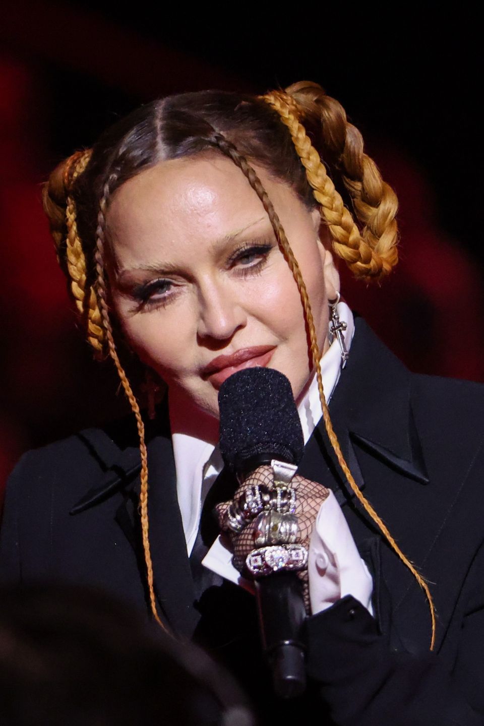 Madonna na rozdaniu nagród Grammy w lutym 2023 roku