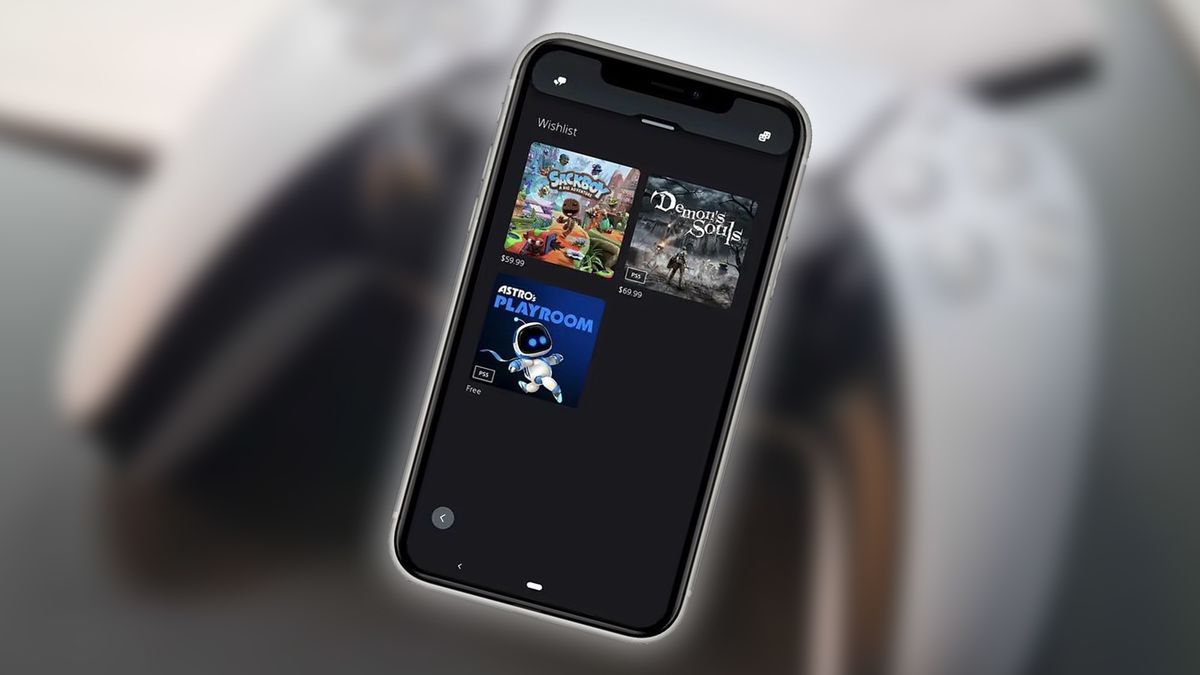 Aplikacja PlayStation.