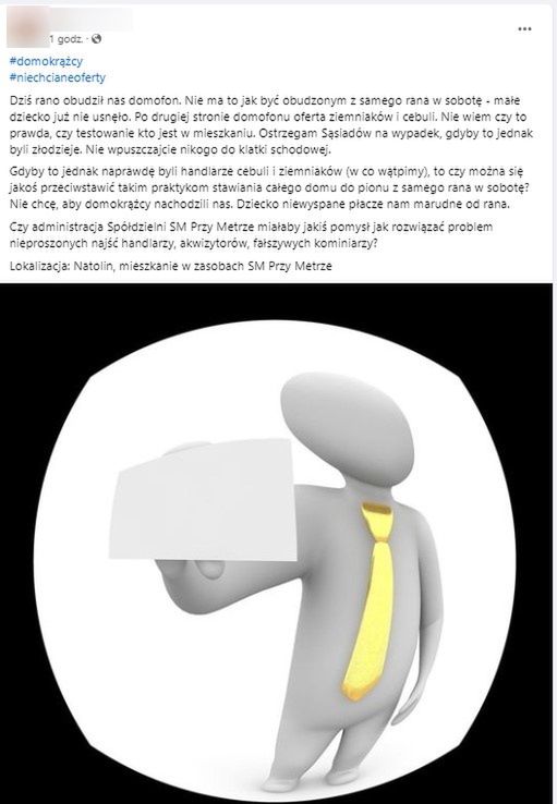 Jedna z opisanych sytuacji miała miejsce w sobotę 7 października