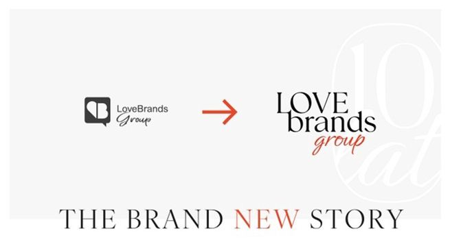 LoveBrands Group na 10-lecie zmienia barwy