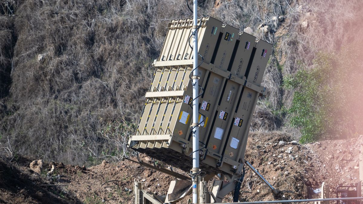 CENTRAL ISRAEL - NOVEMBER 23: Soldiers stand near an Israeli Air Force Iron dome defense system on November 23, 2023 in Central Israel. Over 10,000 rockets have been fired since the start of the war on October 7. 3000 of which were fired in the first hour according to reports. Over 2000 rockets have been intercepted by The Iron dome used for short range rockets, as well as David’s Sling, and Patriot for medium range and Arrow for long range. The Iron Dome batteries are used to protect civilians and cost an estimated $100 million dollars with each interceptor being around $50,000 according to a Center for Strategic and International Studies report. (Photo by Alexi J. Rosenfeld/Getty Images)