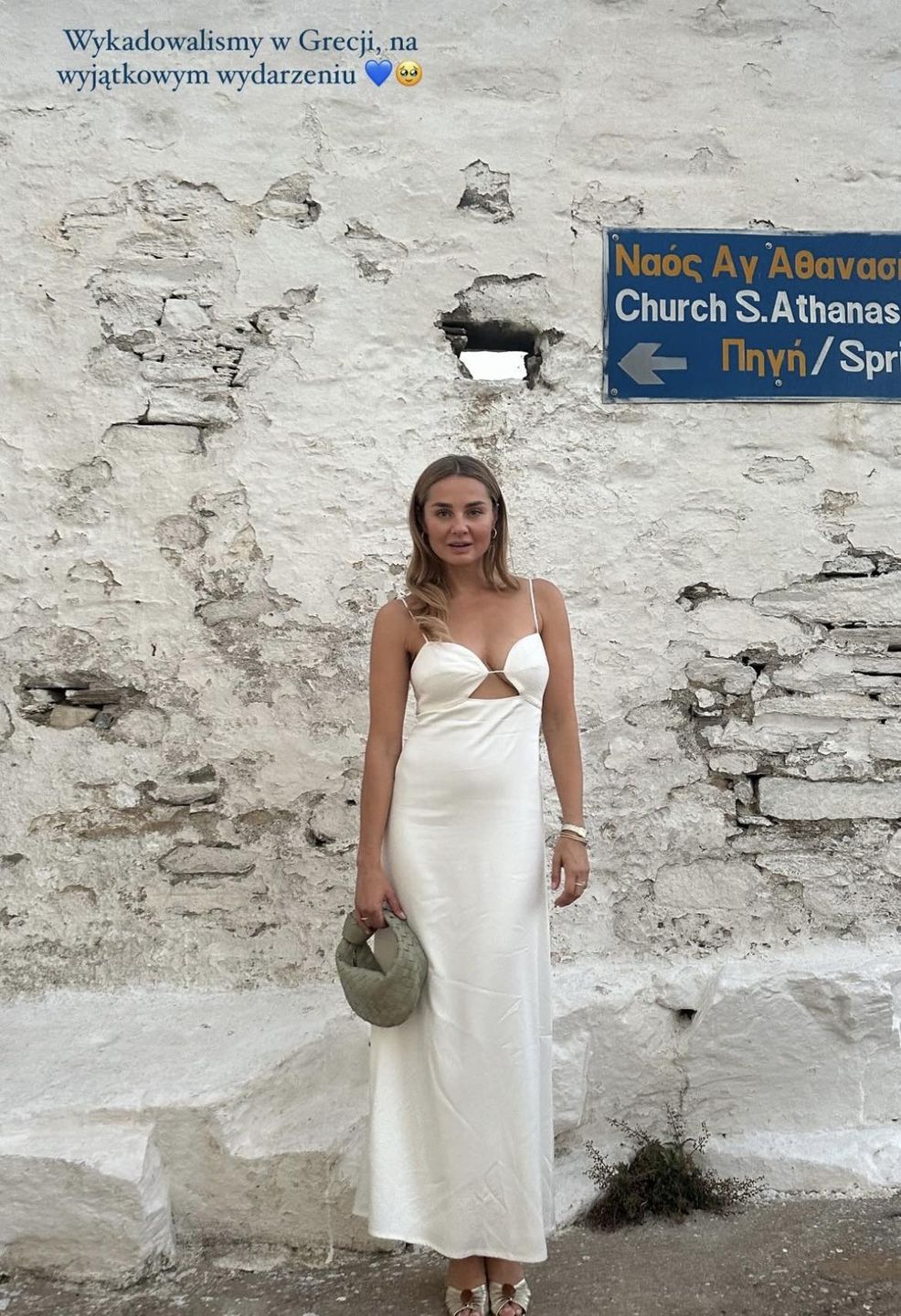 Małgorzata Socha pozdrawia z greckiego wesela