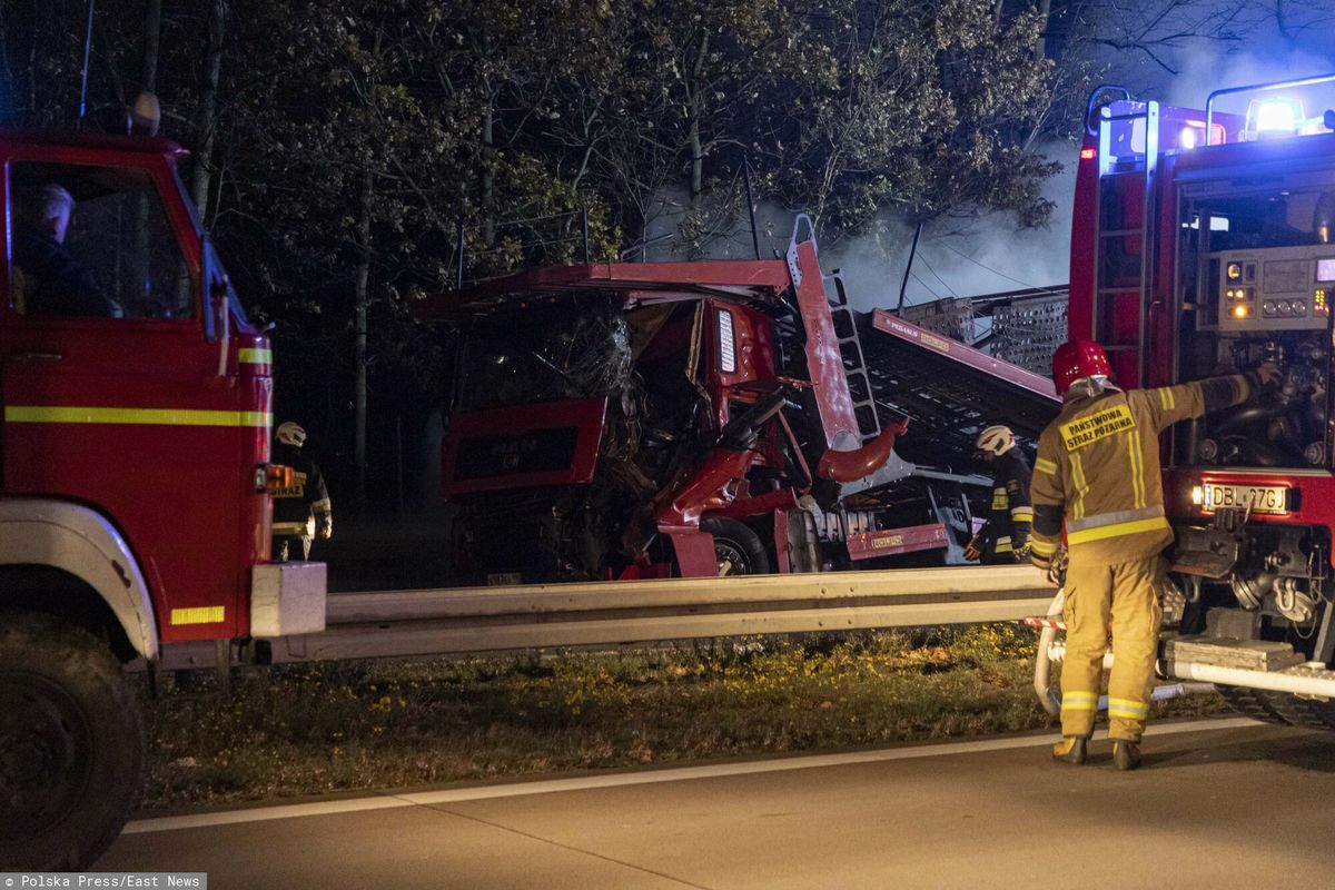 Karambol na autostradzie A4 koło Legnicy. Trzy osoby ranne (zdjęcie poglądowe) 