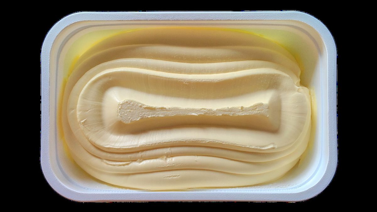 Margaryna z olejem roślinnym z dodatkiem soli