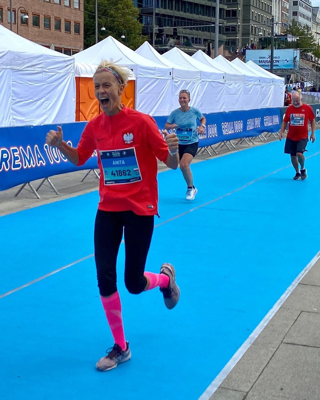 Anita Werner i jej partner przebiegli maraton