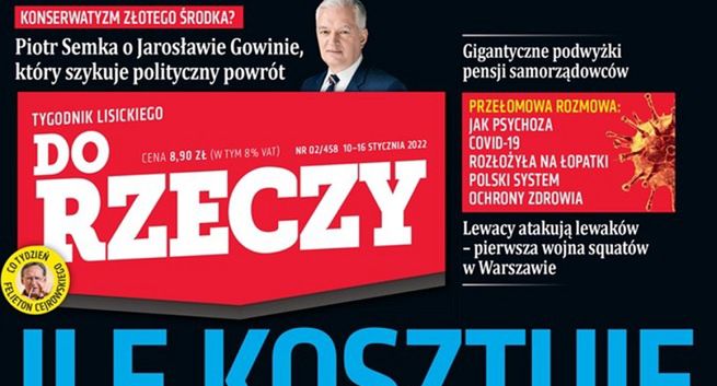 Tygodnik „Do Rzeczy” droższy o złotówkę