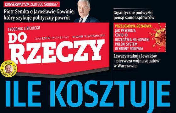 Tygodnik „Do Rzeczy” droższy o złotówkę