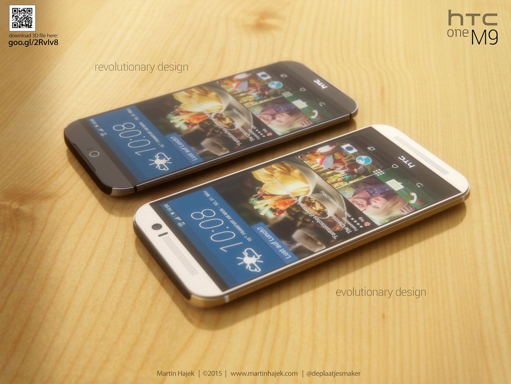 HTC One M9 z plotek vs HTC One M9 z reklam - porównanie designu 6