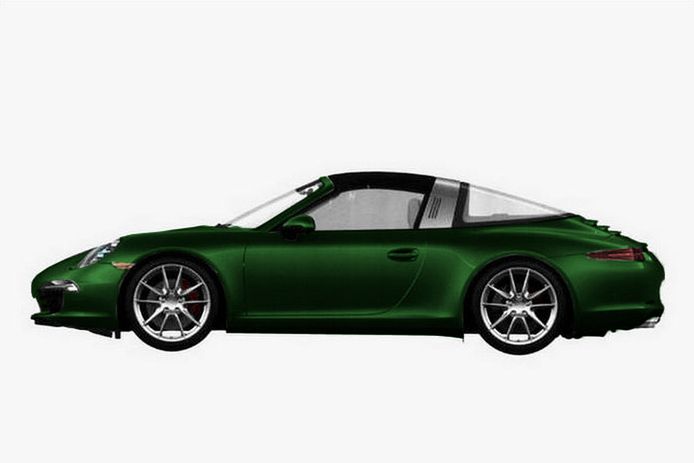 Porsche 911 (991) Targa - ilustracje patentowe?