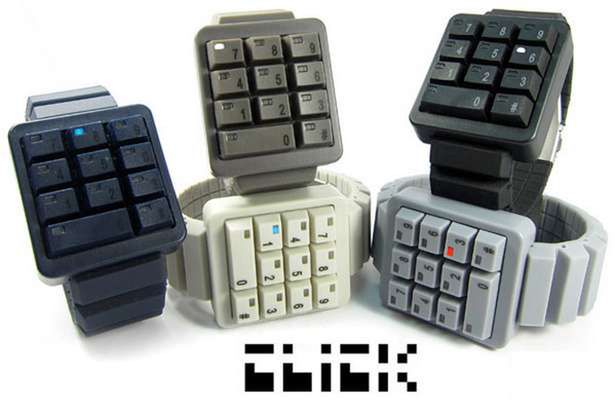Click Keypad - zegarek retro dla geeków