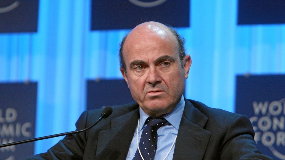 minister finansów Hiszpanii Luis de Guindos