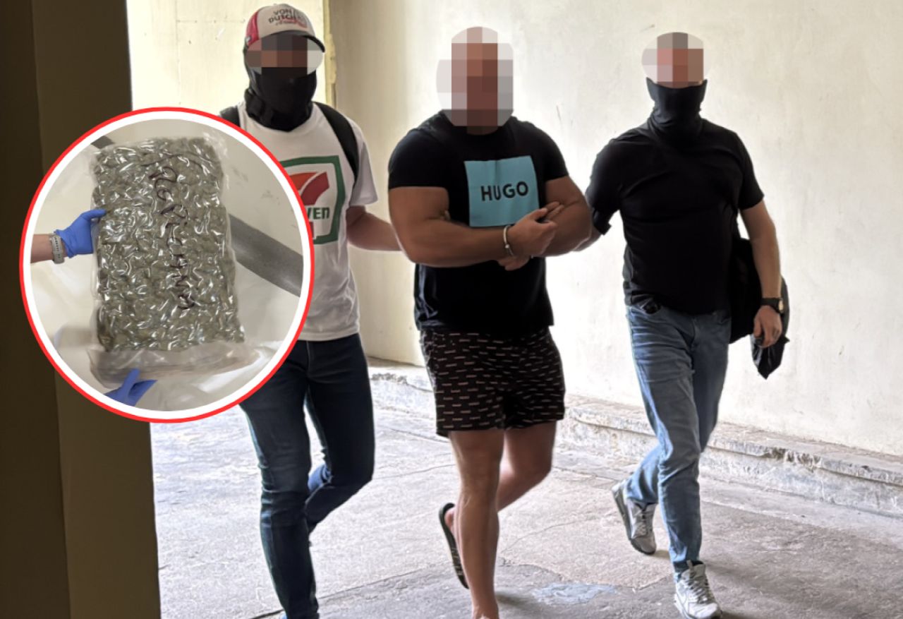 "Magazyn" z narkotykami w Pruszkowie. Policjanci obserwowali dilerów