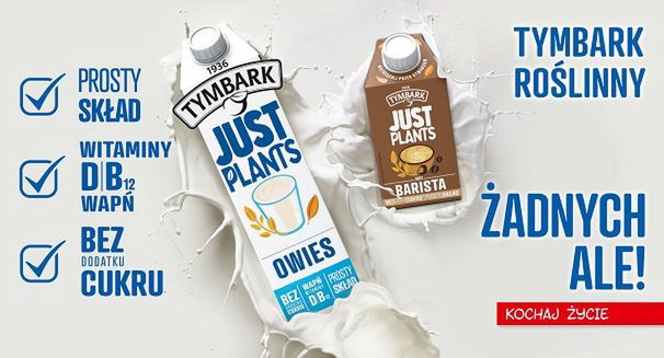 Tymbark wprowadza do oferty napoje roślinne