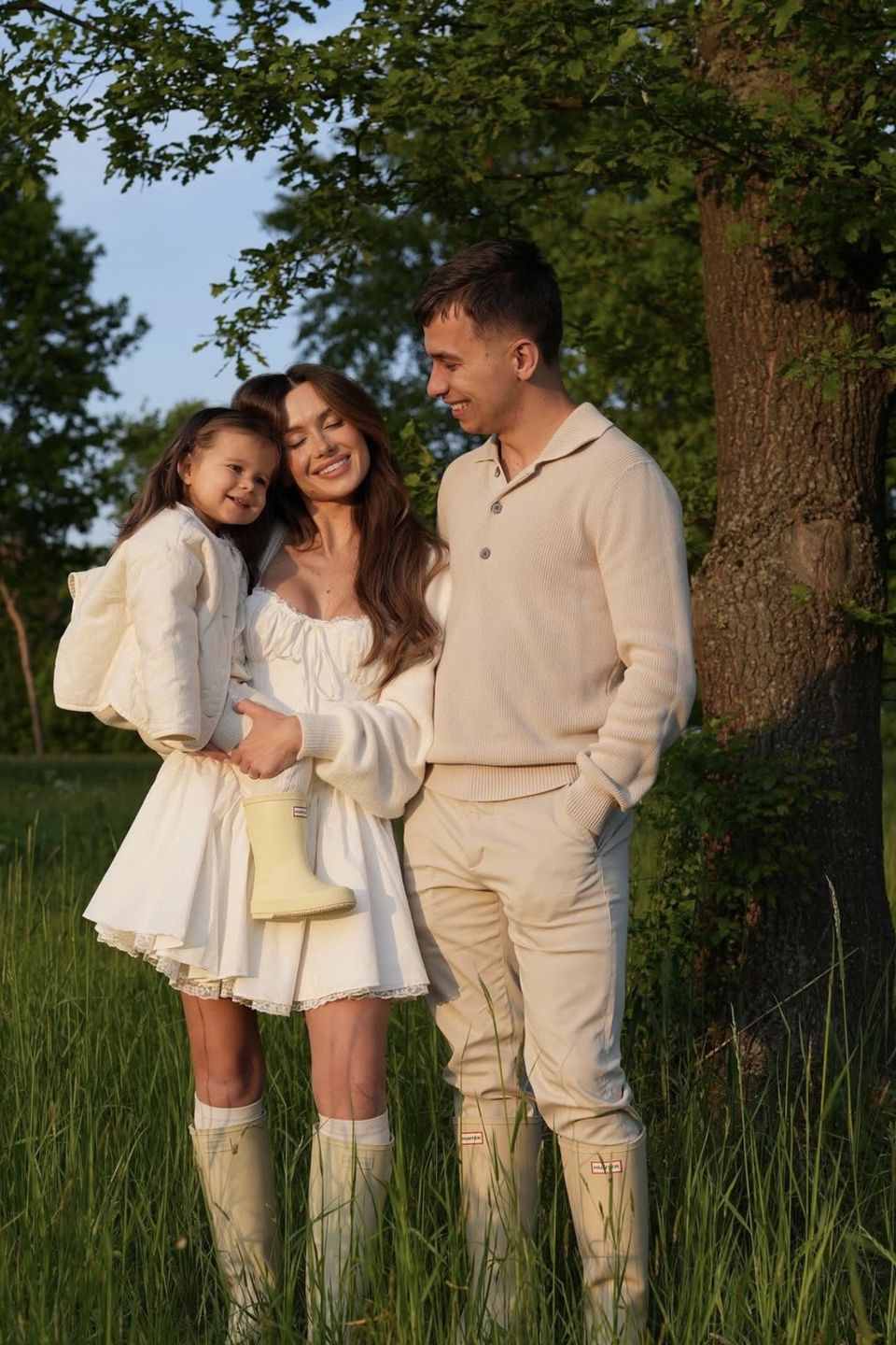 Friz i Wersow z córką 