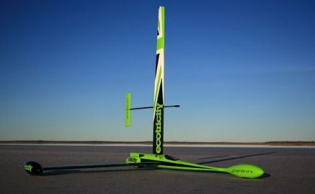 Nowy rekord prędkości pojazdem na wiatr