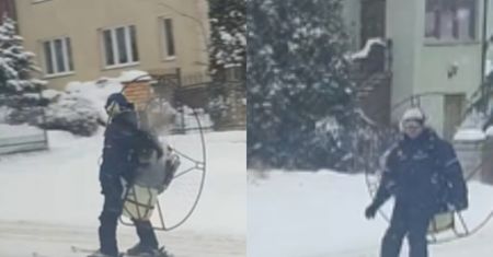 Tym jechał po ulicy. Wideo ma pół miliona wyświetleń