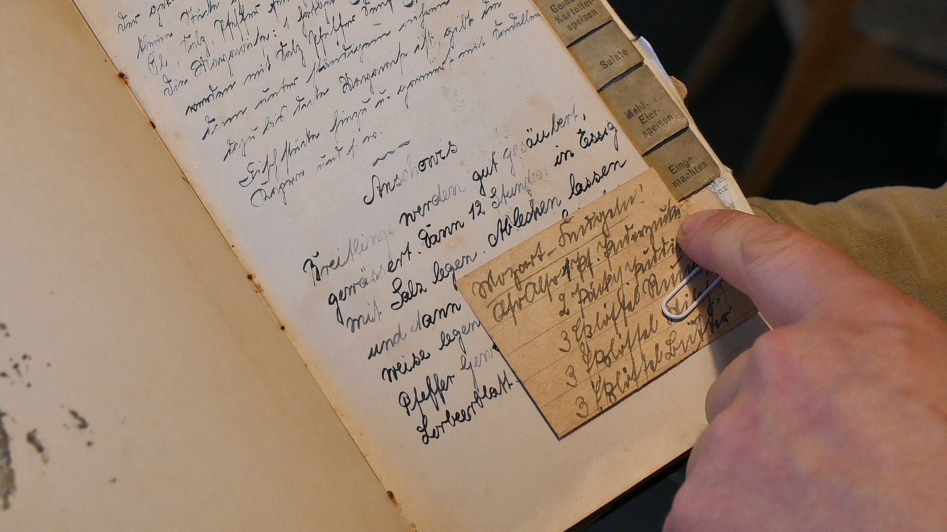 Przedwojenny przepis na anchois