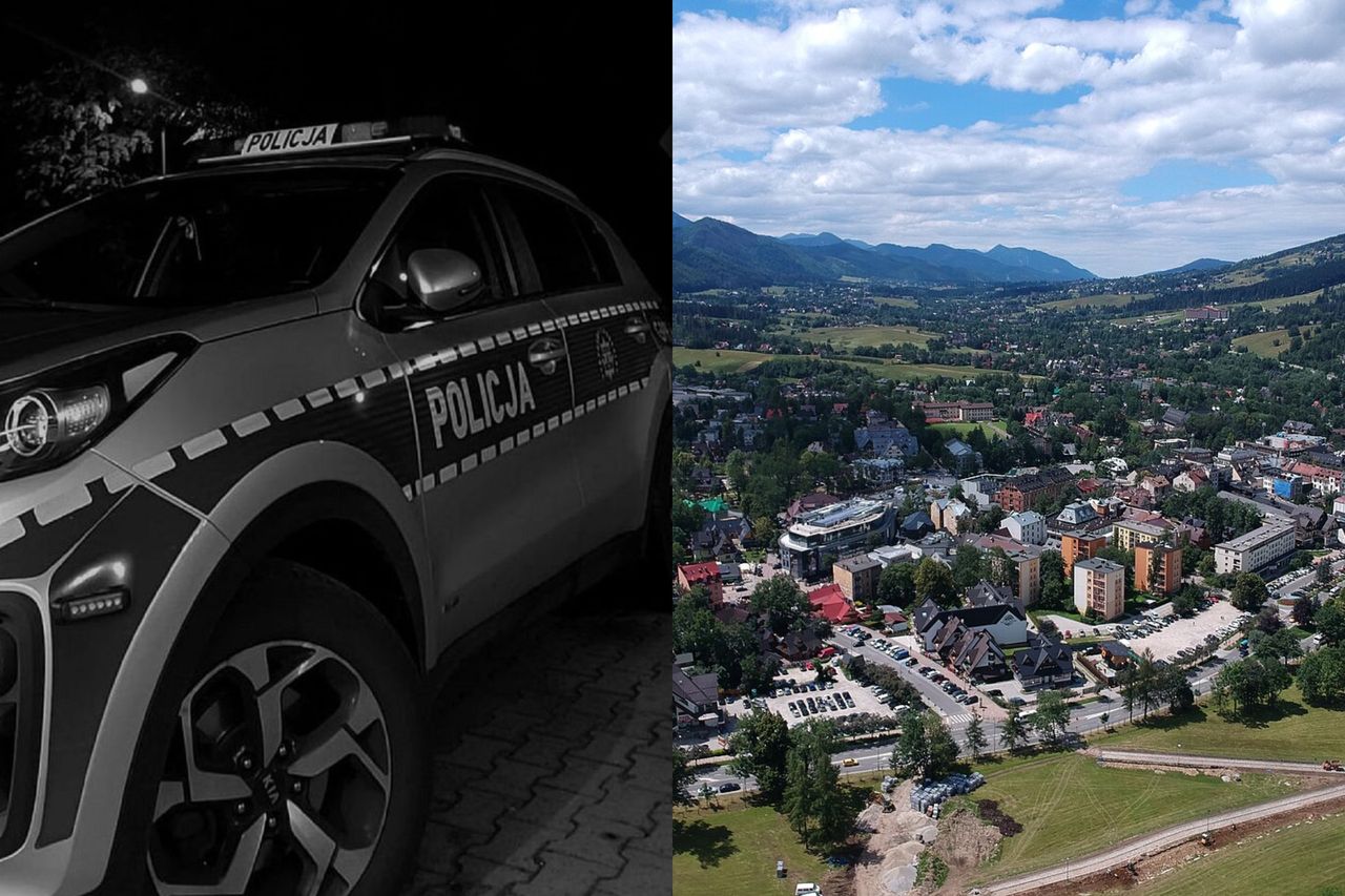 Pijany zasnął w centrum Zakopanego. 21-latek w rękach policji