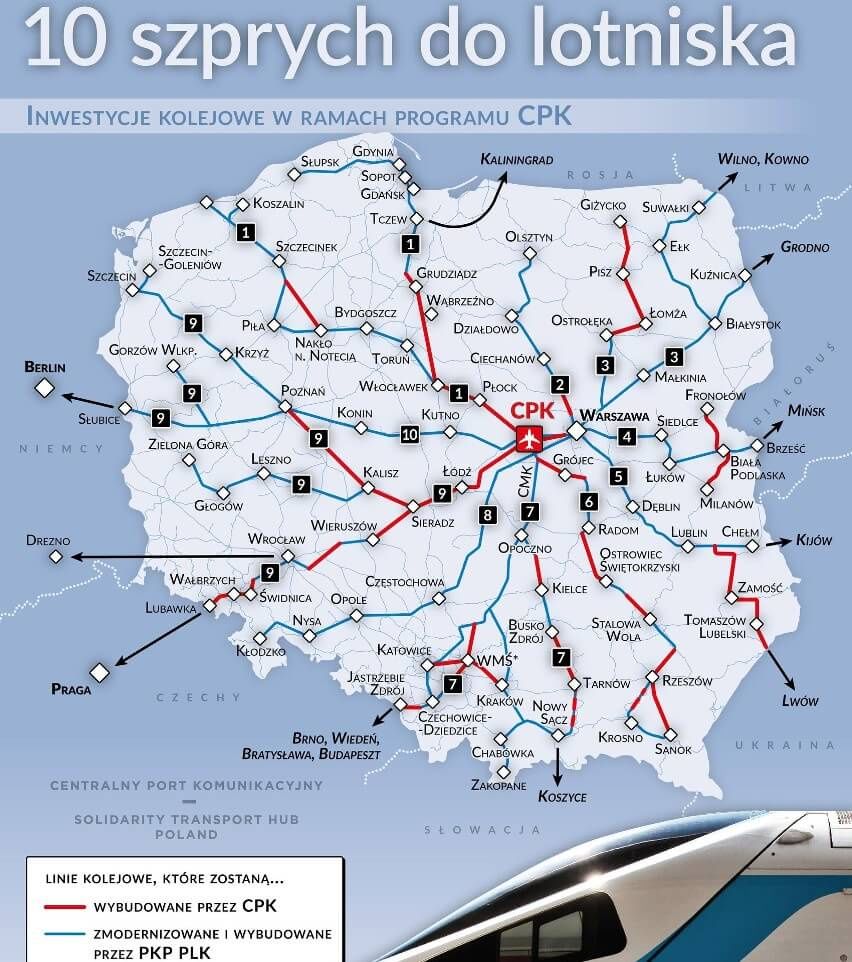 10 Szprych Komunikacyjnych CPK