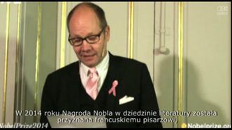 Patrick Modiano otrzymał literackiego Nobla