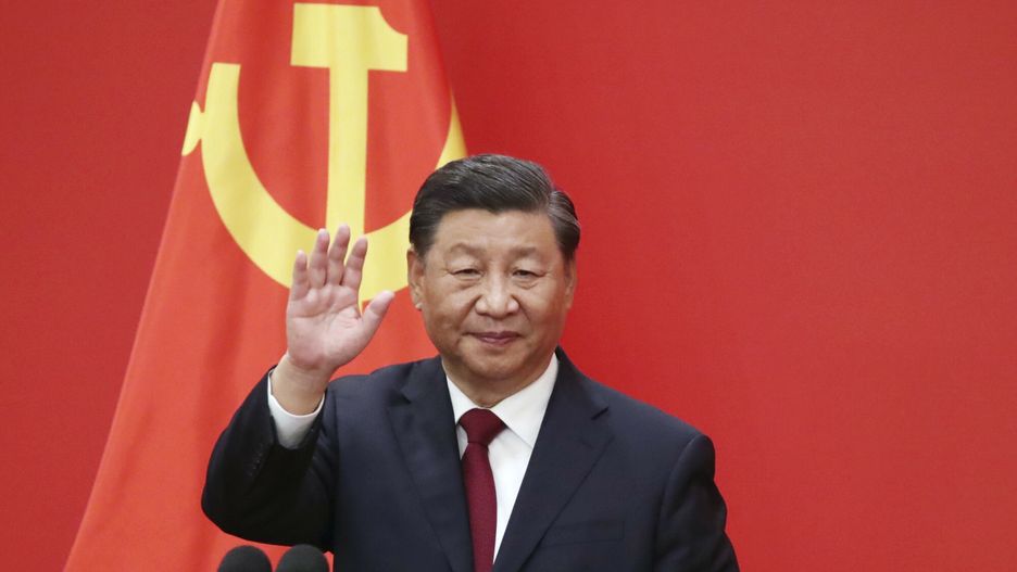 20. kongres Komunistycznej Partii Chin
Seven members of China's Communist Party leadership including President Xi Jinping are selected after Communist Party congress at Great Hall of the People in Beijing, China on October 23, 2022. 69-year-old Xi Jinping did not follow custom of retirement age and entered an unusual third term as general secretary of the Chinese Communist Party (CCP) and chairman of the Central Military Commission (CMC). To further centralize his power, the leadership members who are close to Xi Jinping are selected.( The Yomiuri Shimbun via AP Images )
Koki Kataoka