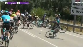 Kolarstwo. Vuelta a Burgos. Media: Gijs Leemreize stracił palec. Ucierpiał też Rafał Majka [WIDEO]