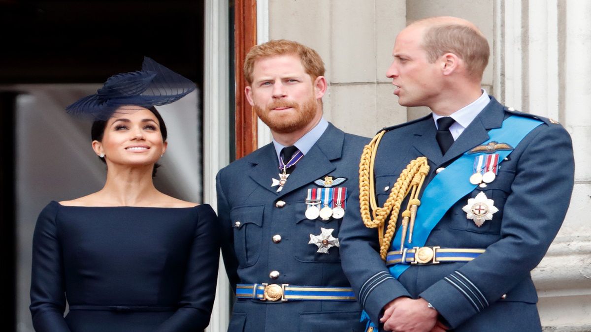 Meghan, Harry i William