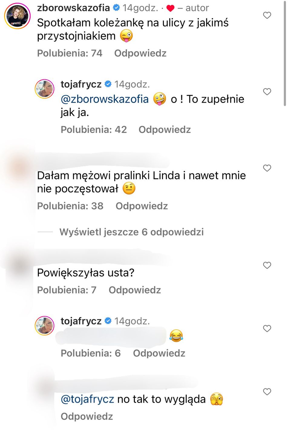 Frycz odpowiada internautce