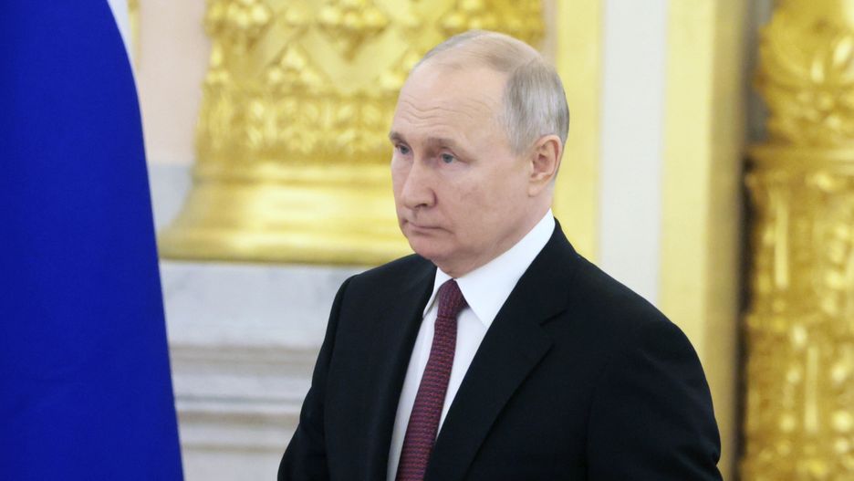 Russian President Vladimir Putin during his meeting with Algerian President Abdelmadjid Tebboune, at the Kremlin in Moscow, Russia, 15 June 2023. Algerian President Abdelmadjid Tebboune is on official visit to Russia. EPA/MIKHAIL METZEL / SPUTNIK / KREMLIN POOL MANDATORY CREDIT Dostawca: PAP/EPA.