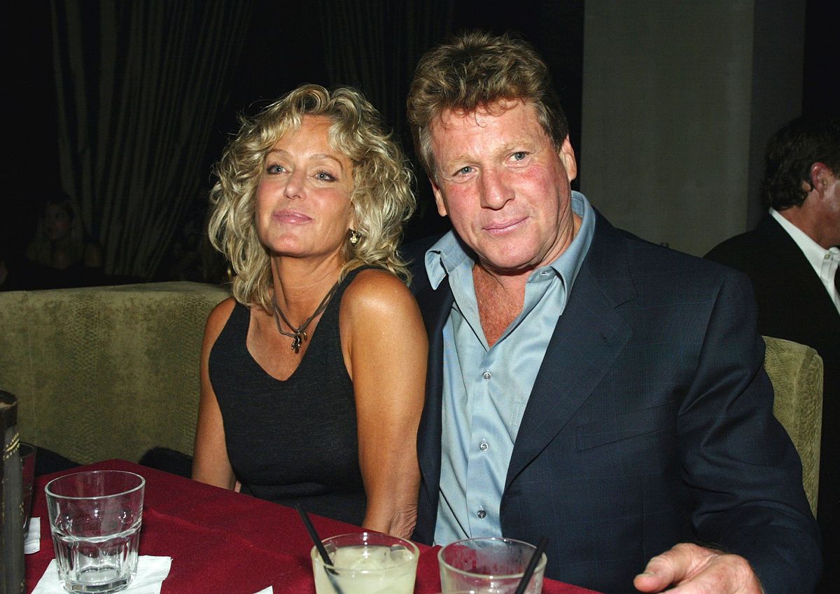 Farrah Fawcett i Ryan O'Neal, 2003 r.