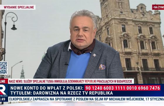 Republika opłaciła koncesję tylko do końca stycznia. Członek KRRiT mówi o windykacji