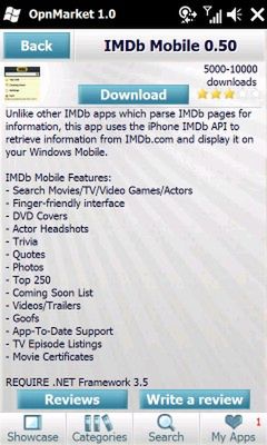 Nowy sposób na aplikacje dla Windows Mobile: API z iPhone'a 2