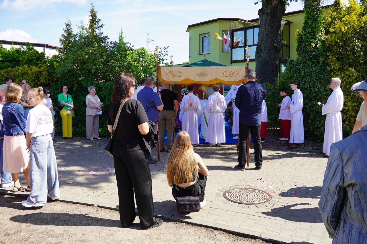 Boże Ciało, Procesja Parafia pw.  Św Rafała Kalinowskiego w Pile