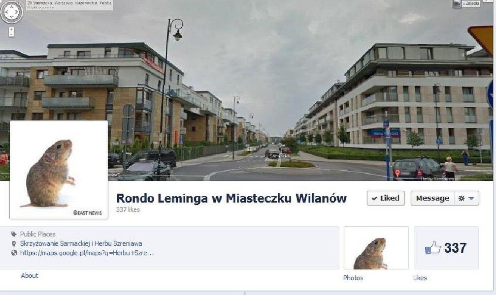 Rondo Leminga w Miasteczku Wilanów?