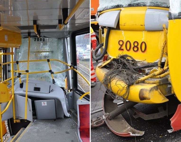11 osób rannych. Zderzenie tramwajów na Woli