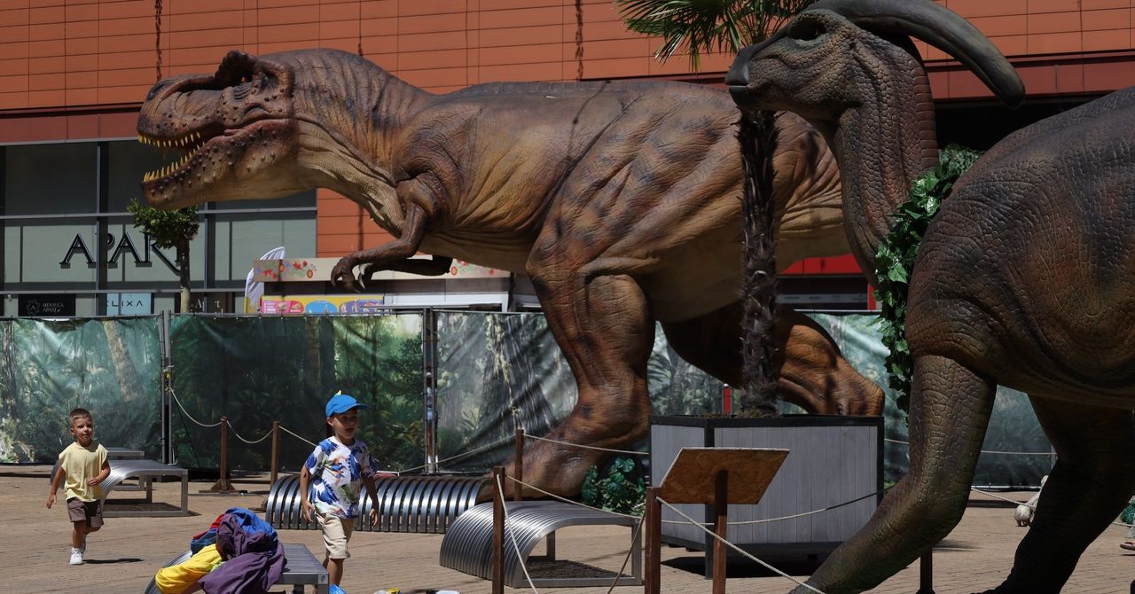Wystawa dinozaurów w Millenium Hall w Rzeszowie. Atrakcja dla dzieci